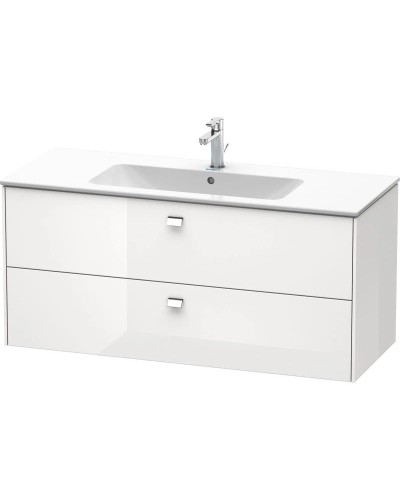 Тумба белый глянец 122 см Duravit Brioso BR410401022