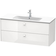 Тумба белый глянец 122 см Duravit Brioso BR410402222