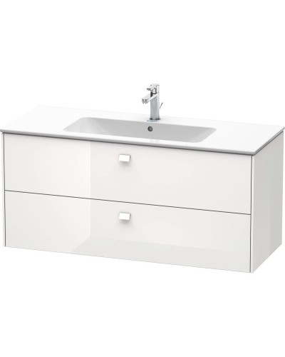 Тумба белый глянец 122 см Duravit Brioso BR410402222