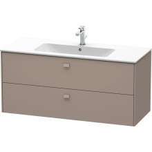 Тумба базальт матовый 122 см Duravit Brioso BR410404343