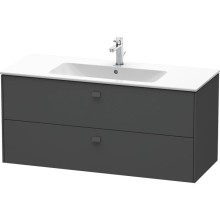 Тумба графит матовый 122 см Duravit Brioso BR410404949