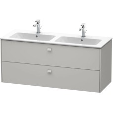 Тумба бетонно-серый матовый 129 см Duravit Brioso BR410500707