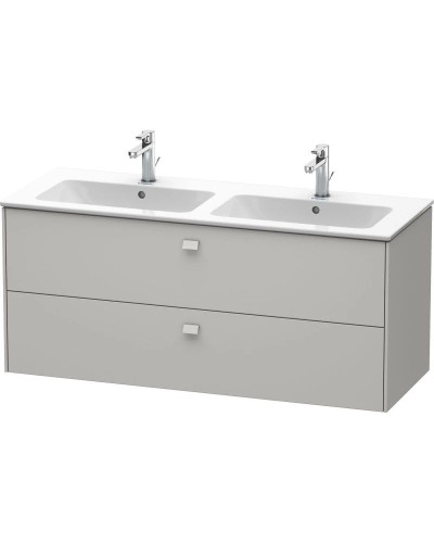 Тумба бетонно-серый матовый 129 см Duravit Brioso BR410500707