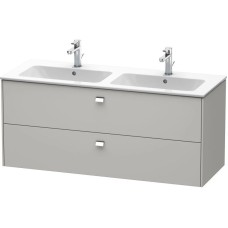 Тумба бетонно-серый матовый 129 см Duravit Brioso BR410501007