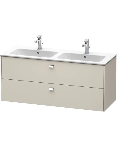 Тумба тауп матовый 129 см Duravit Brioso BR410501091