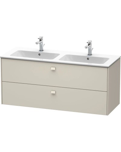 Тумба тауп матовый 129 см Duravit Brioso BR410509191