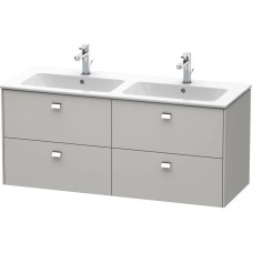 Тумба бетонно-серый матовый 129 см Duravit Brioso BR410601007