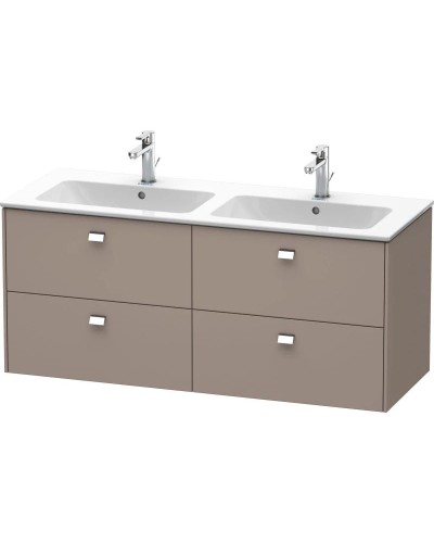 Тумба базальт матовый 129 см Duravit Brioso BR410601043