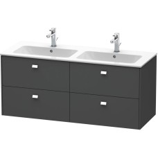 Тумба графит матовый 129 см Duravit Brioso BR410601049