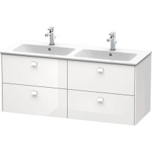 Тумба белый глянец 129 см Duravit Brioso BR410602222
