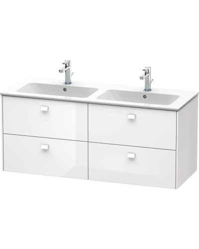 Тумба белый глянец 129 см Duravit Brioso BR410602222