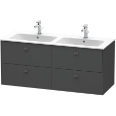 Тумба графит матовый 129 см Duravit Brioso BR410604949