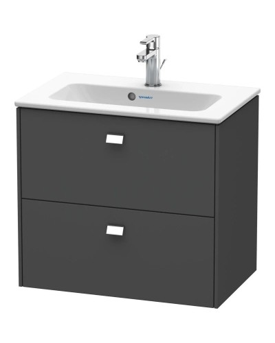 Тумба графит матовый 62 см Duravit Brioso BR411001049