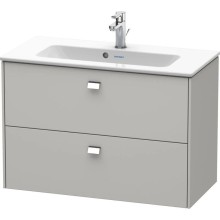 Тумба бетонно-серый матовый 82 см Duravit Brioso BR411101007