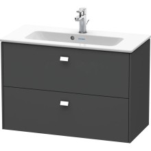 Тумба графит матовый 82 см Duravit Brioso BR411101049