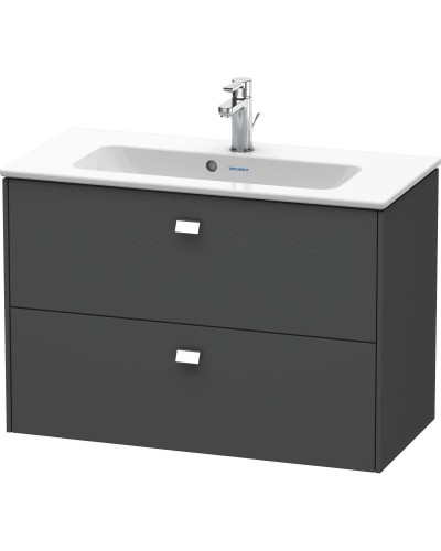 Тумба графит матовый 82 см Duravit Brioso BR411101049