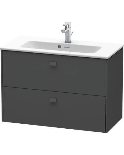 Тумба графит матовый 82 см Duravit Brioso BR411104949