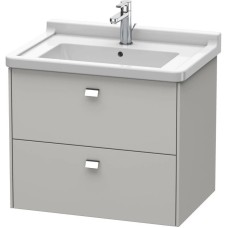 Тумба бетонно-серый матовый 67 см Duravit Brioso BR414101007