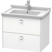 Тумба белый матовый 67 см Duravit Brioso BR414101018
