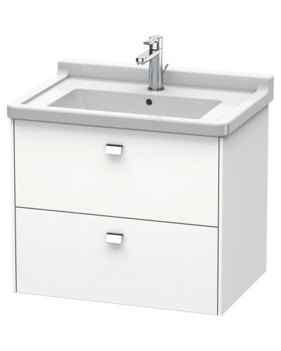 Тумба белый матовый 67 см Duravit Brioso BR414101018