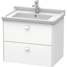 Тумба белый матовый 67 см Duravit Brioso BR414101818