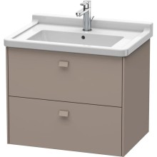 Тумба базальт матовый 67 см Duravit Brioso BR414104343