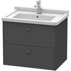 Тумба графит матовый 67 см Duravit Brioso BR414104949