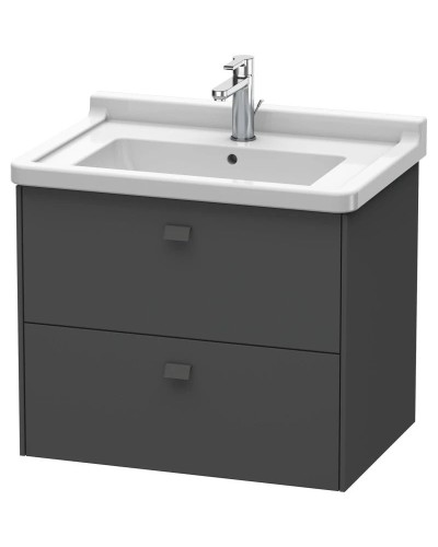Тумба графит матовый 67 см Duravit Brioso BR414104949