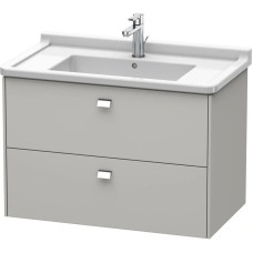 Тумба бетонно-серый матовый 82 см Duravit Brioso BR414201007