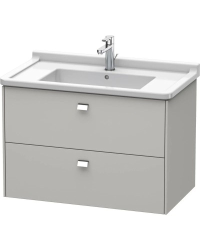 Тумба бетонно-серый матовый 82 см Duravit Brioso BR414201007