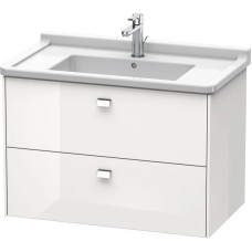 Тумба белый глянец 82 см Duravit Brioso BR414201022