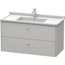 Тумба бетонно-серый матовый 102 см Duravit Brioso BR414300707