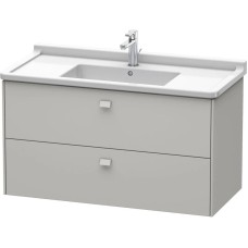 Тумба бетонно-серый матовый 102 см Duravit Brioso BR414300707