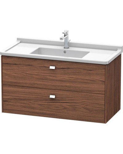Тумба темный орех 102 см Duravit Brioso BR414301021