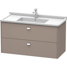 Тумба базальт матовый 102 см Duravit Brioso BR414301043