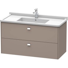 Тумба базальт матовый 102 см Duravit Brioso BR414301043