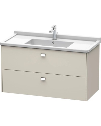 Тумба тауп матовый 102 см Duravit Brioso BR414301091