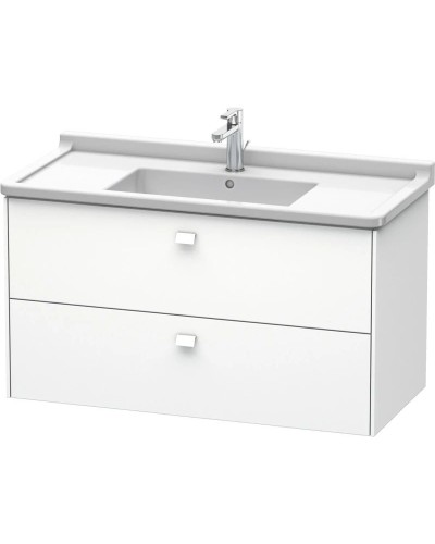 Тумба белый матовый 102 см Duravit Brioso BR414301818