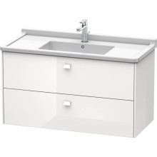 Тумба белый глянец 102 см Duravit Brioso BR414302222