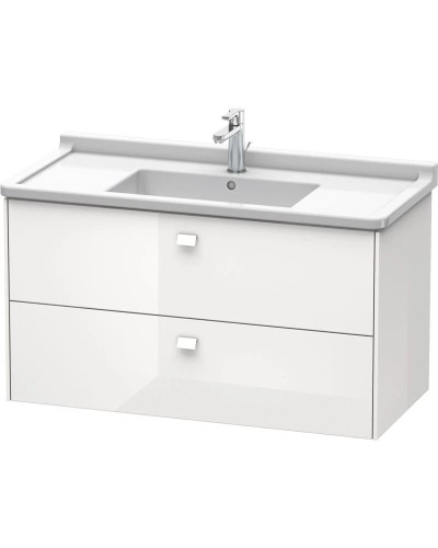 Тумба белый глянец 102 см Duravit Brioso BR414302222