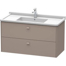 Тумба базальт матовый 102 см Duravit Brioso BR414304343