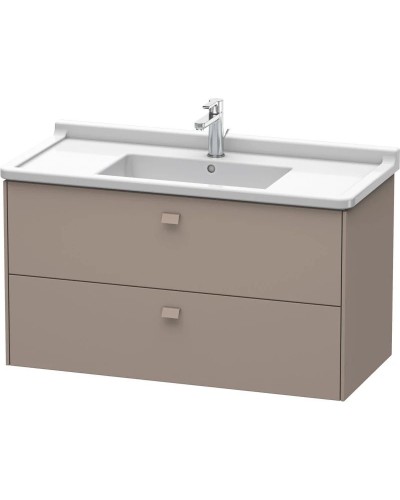 Тумба базальт матовый 102 см Duravit Brioso BR414304343