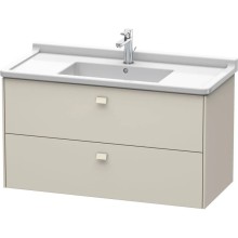 Тумба тауп матовый 102 см Duravit Brioso BR414309191