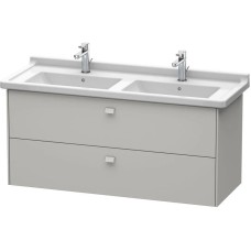 Тумба бетонно-серый матовый 122 см Duravit Brioso BR414400707
