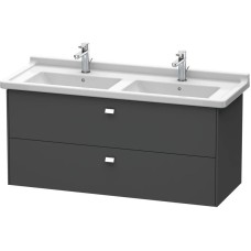 Тумба графит матовый 122 см Duravit Brioso BR414401049
