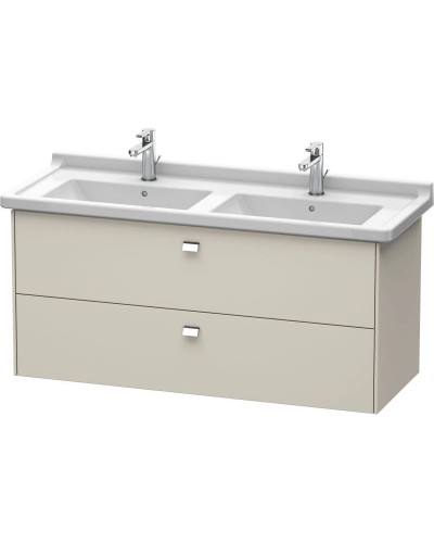 Тумба тауп матовый 122 см Duravit Brioso BR414401091