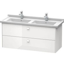Тумба белый глянец 122 см Duravit Brioso BR414402222
