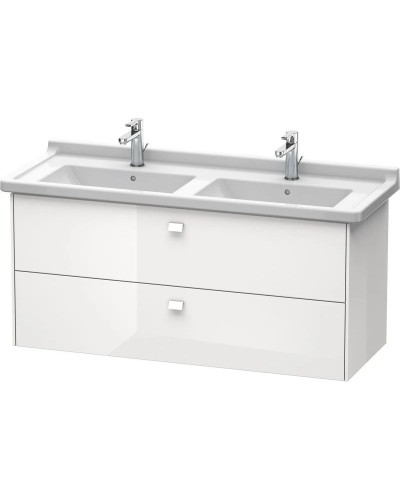 Тумба белый глянец 122 см Duravit Brioso BR414402222