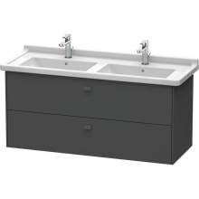 Тумба графит матовый 122 см Duravit Brioso BR414404949