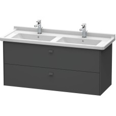 Тумба графит матовый 122 см Duravit Brioso BR414404949